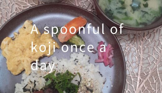 A spoonful of koji once a day