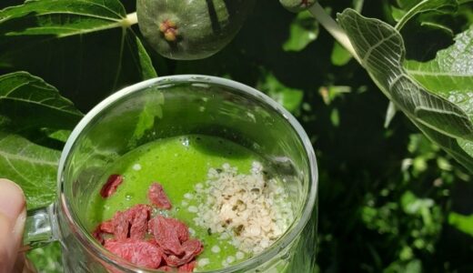 Amazake Smoothie with Mango and Spinach